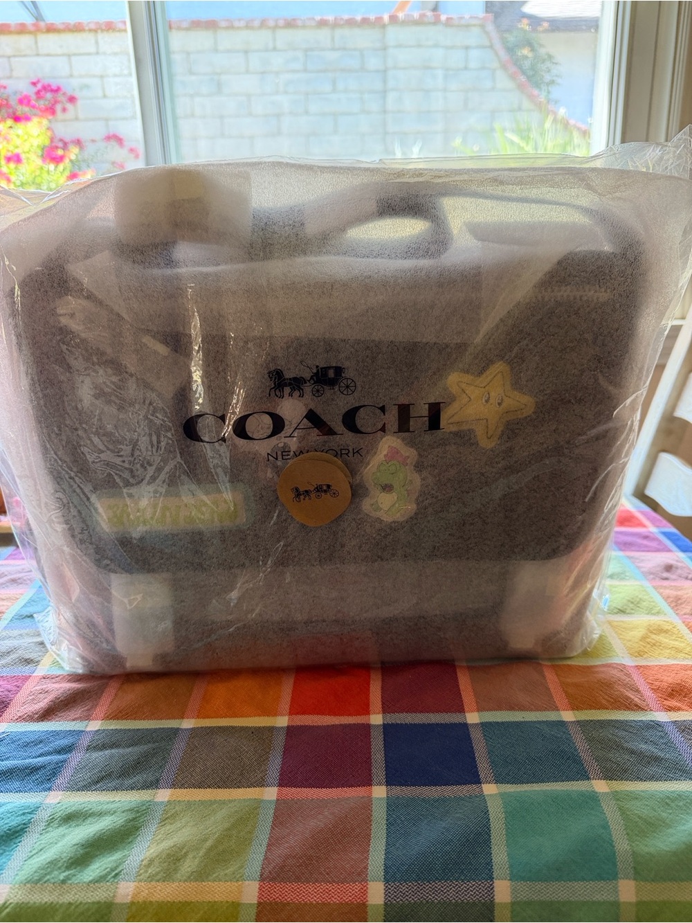 🐹🦖🐹  Coach | Brain Dead Lane Messenger In Signature Nylon With Patches 🐹🦖🐹 NWT - Picture 15 of 16
